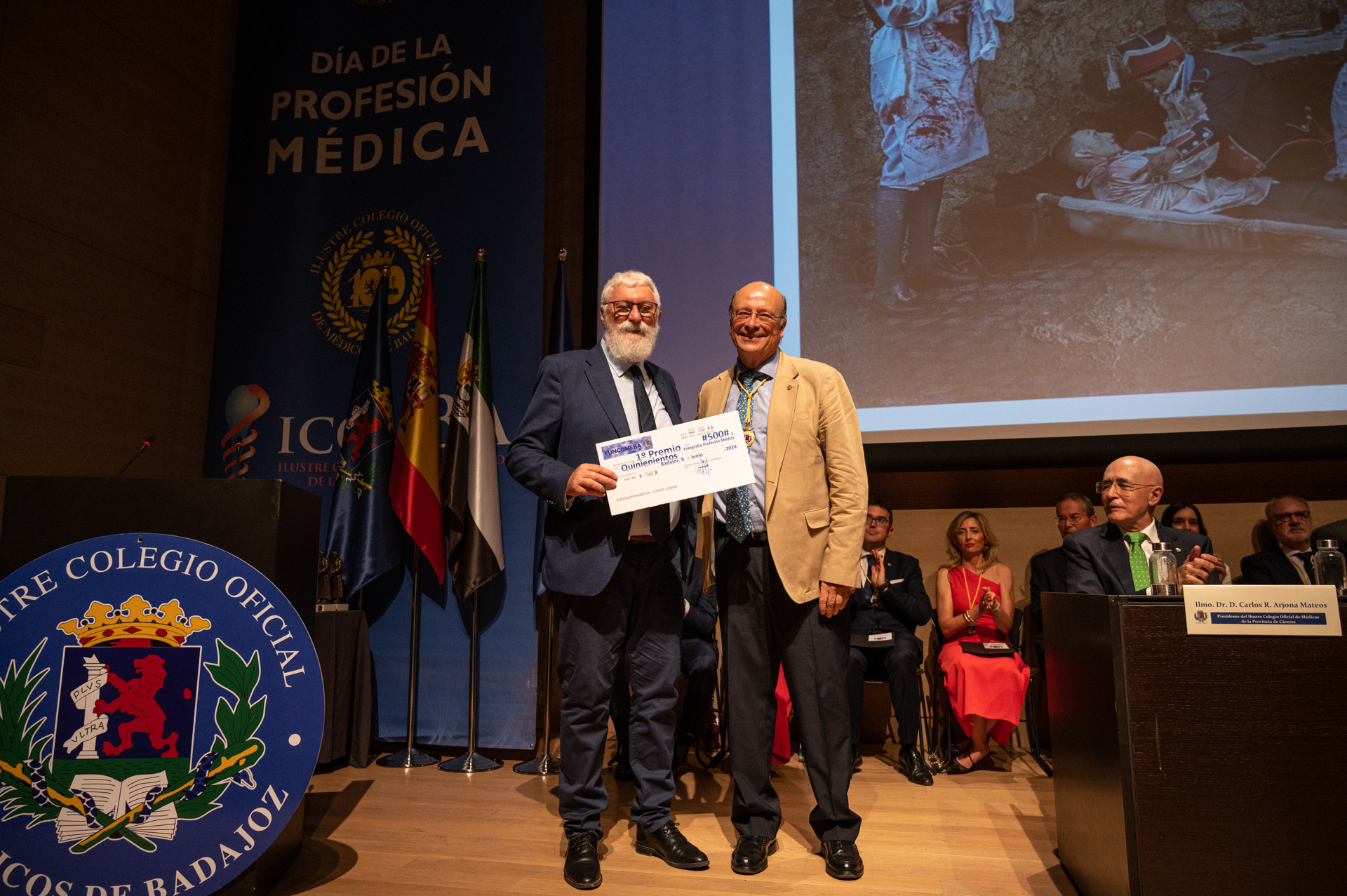 Premiados del XI Certamen de Fotografías del Colegio de Médicos de Badajoz