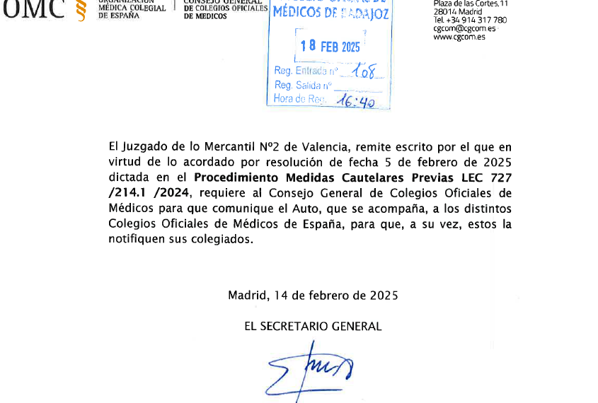 El Juzgado de lo Mercantil Nº2 de Valencia Levanta Medidas Cautelares contra Laboratorios Normon