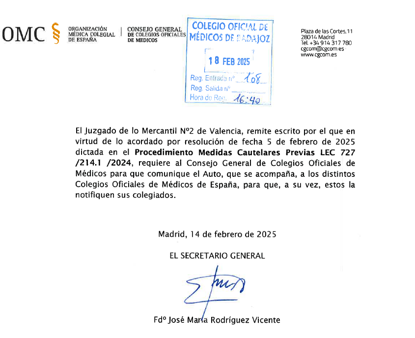 El Juzgado de lo Mercantil Nº2 de Valencia Levanta Medidas Cautelares contra Laboratorios Normon